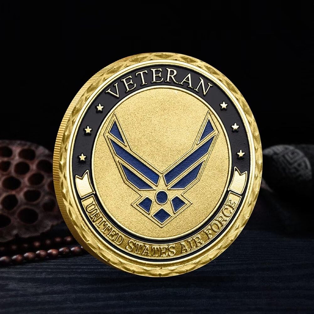 Amazon.com: USAF U.S. Air Force Veteran Challenge Coin for