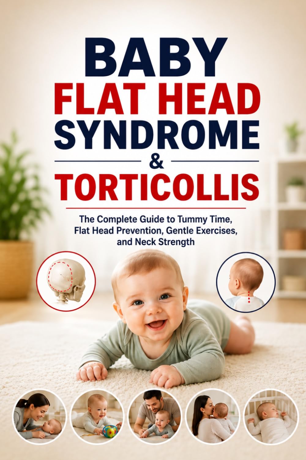 Torticollis & Baby Flat Head Syndrome (Plagiocephaly) Handbook for Parents: "The Complete Guide to Tummy Time, Gentle Exercises, and Positioning for ... (The Complete Health & Wellness Library)