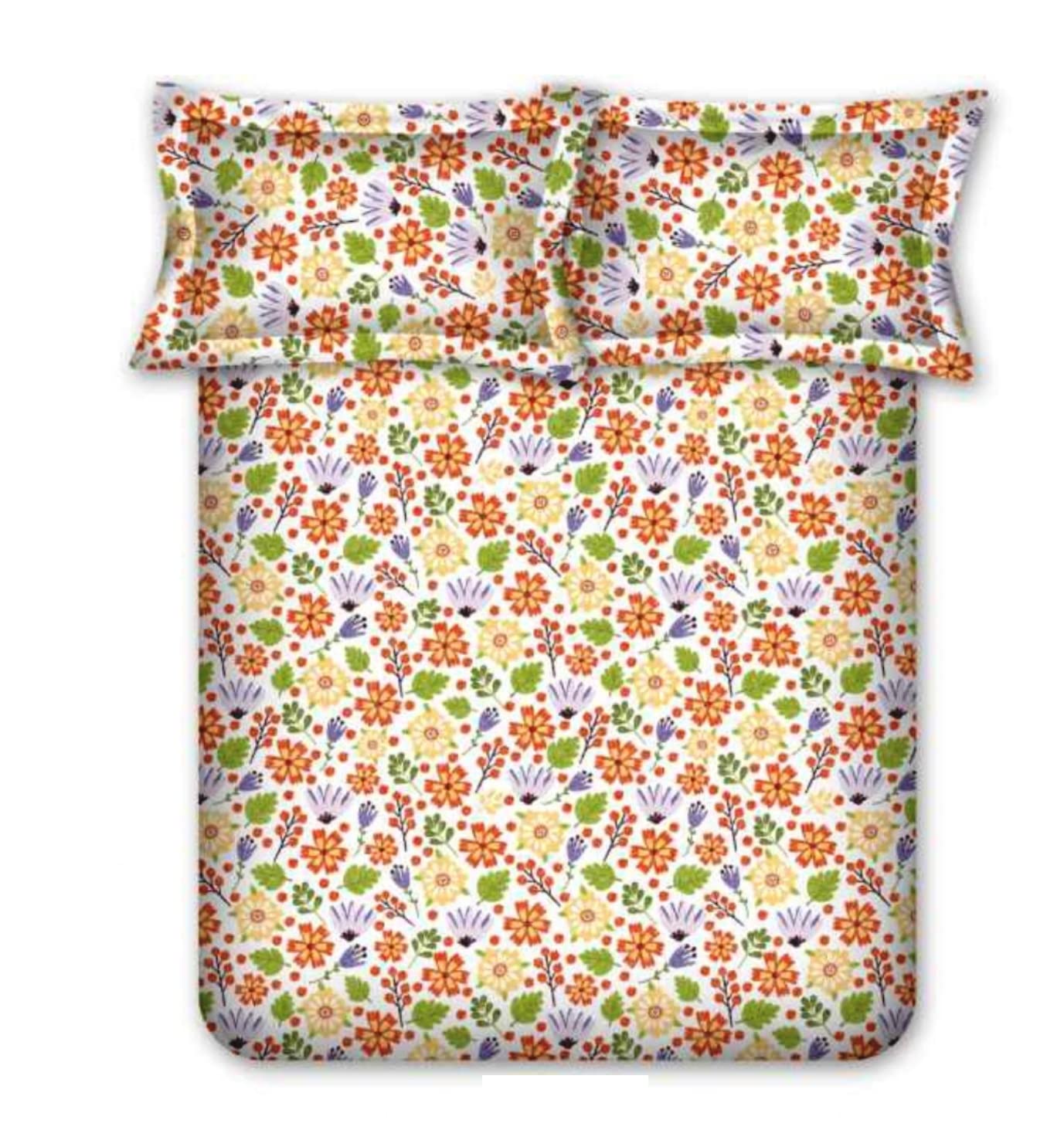 Bombay Dyeing Cardinal 120TC One Double Size Bedsheet 224x254 Cm