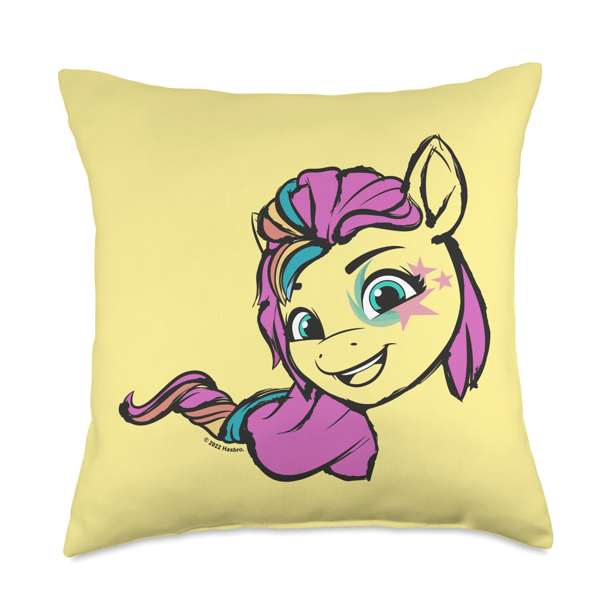 Coussin My Little Pony Sunny grand format multicolore 18x18 pouces