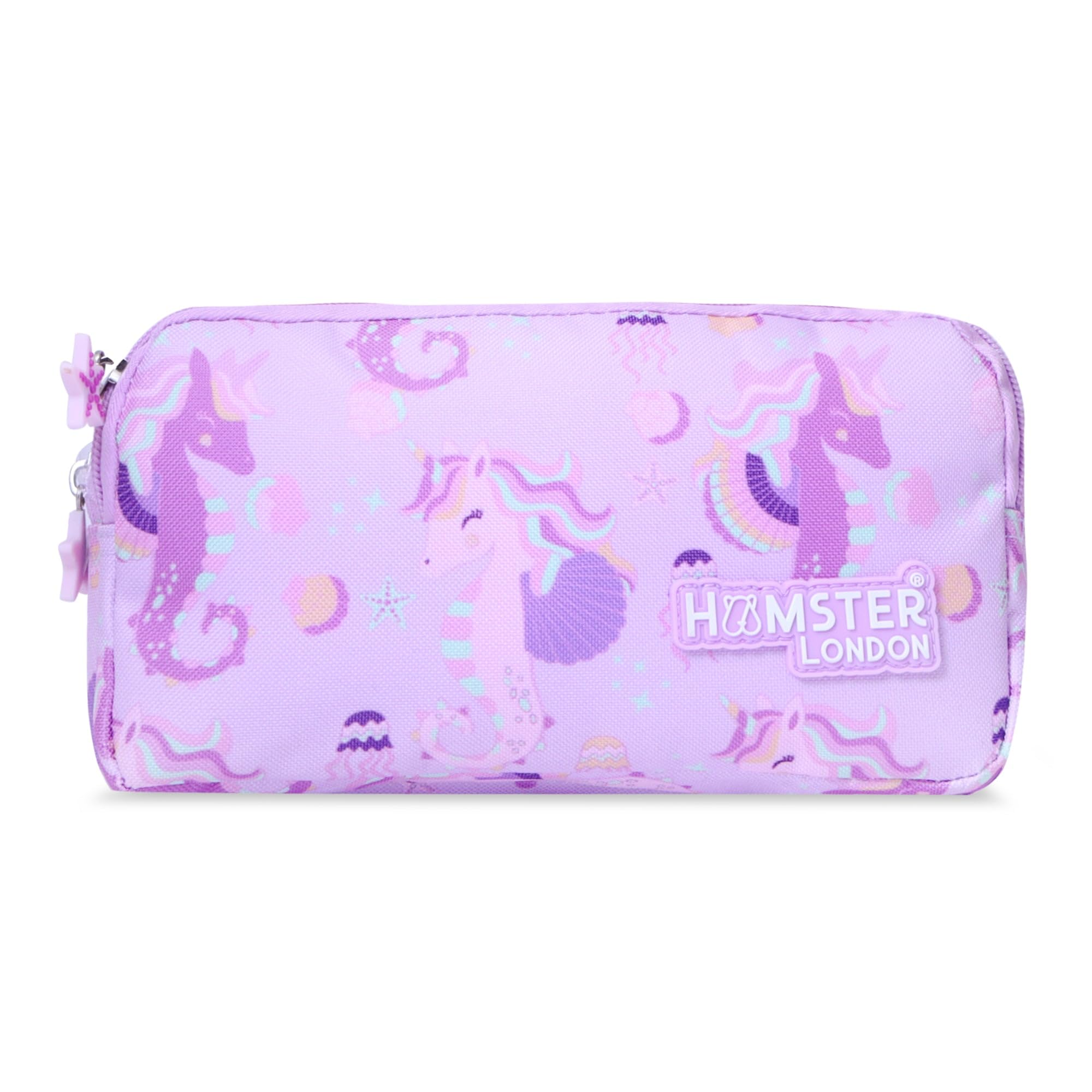 Twinkle Horn Unicorn Pouch – Stylish & Practical Purple Pouch | 2 Zipped Compartments | Durable PU Material | Easy-to-Clean | Compact Size | Dimensions: L21cm x W5cm x H16cm-image-10