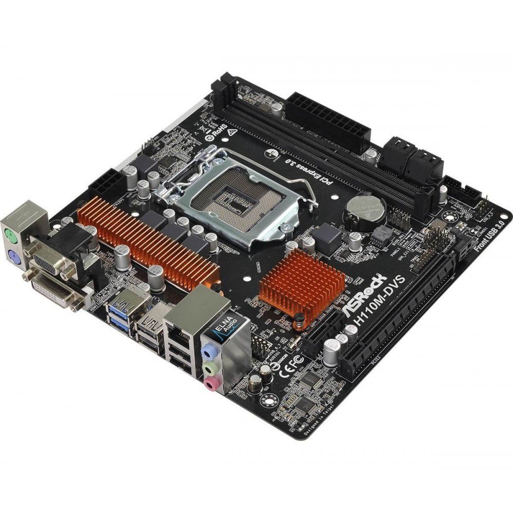 ASRock Placa-mãe H110M-HDV R3.0 MicroATX | Amazon.com.br