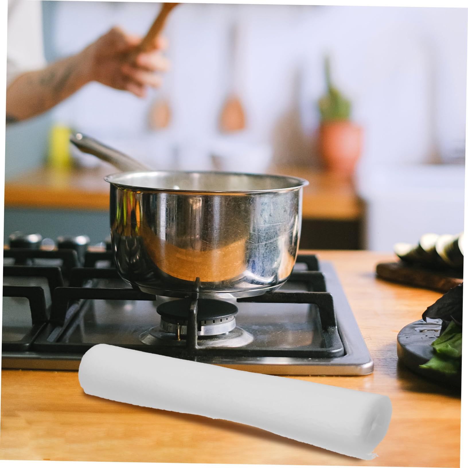 STOBOK 3 Sätze Dunstabzugshaubenfilterpapier Vliesstoff Küchenfettfilter Zuschneidbar Für Anpassung Effektive Ölfiltration Für Küchenumgebung 2 Rollen * 3