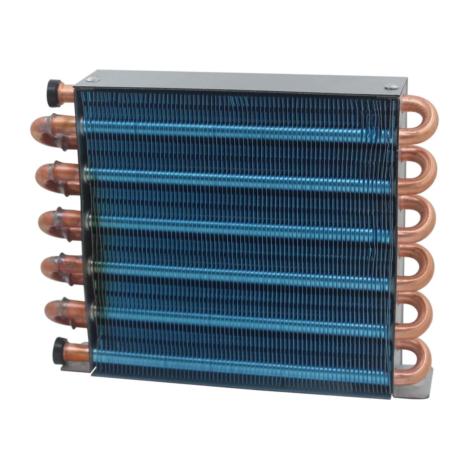 Skraplacz wodny chłodzący chłodnica parownik wymiennik ciepła z rurką miedzianą 7 mm mini (2 x 9 x 193)
