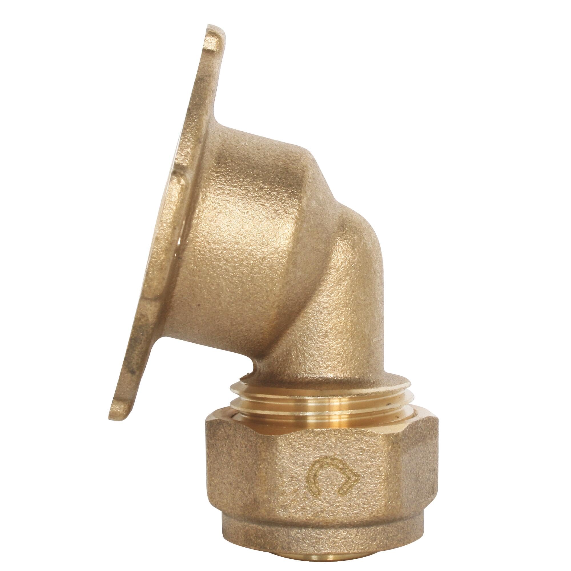 SOMATHERM FOR YOU - Sanitario Raccordo 105 ° compressione ad angolo (vite) per PEX Ø12 pipe - Femmina 15/21 (1/2 '')