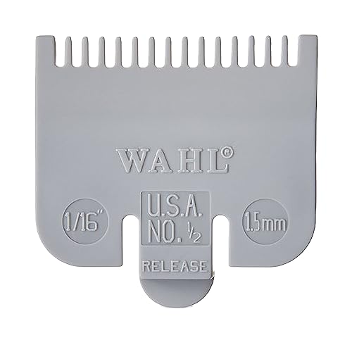 Wahl Professional 12 - Accesorio de peine de guía codificada por colores 116 pulgadas 0059in - 3137-101 - Ideal para estilistas profesionales y