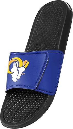 Miniatura 45 de FOCO mens NFL Team Cropped Big Logo Shower Sport Slide Flip Flop Sandals