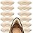 Comfowner 6 Pairs Heel Cushion Pads for Shoes Too Big, Shoe Grips Liners Heel Protectors for Loose Shoes, Heel Pain, Blisters and Rubbing, Anti Slip Shoe Filler Make Shoes Fit Tighter(Beige)
