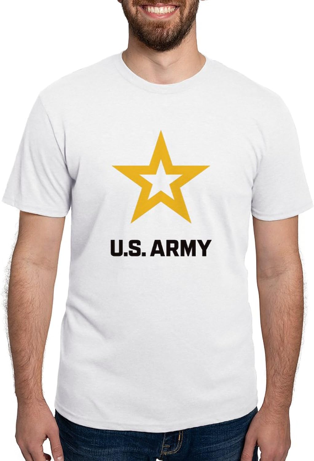 CafePress U.S. Army® Black and Gold Logo Men's Deluxe T Shirt Men's Deluxe Tri-Blend T-Shirt