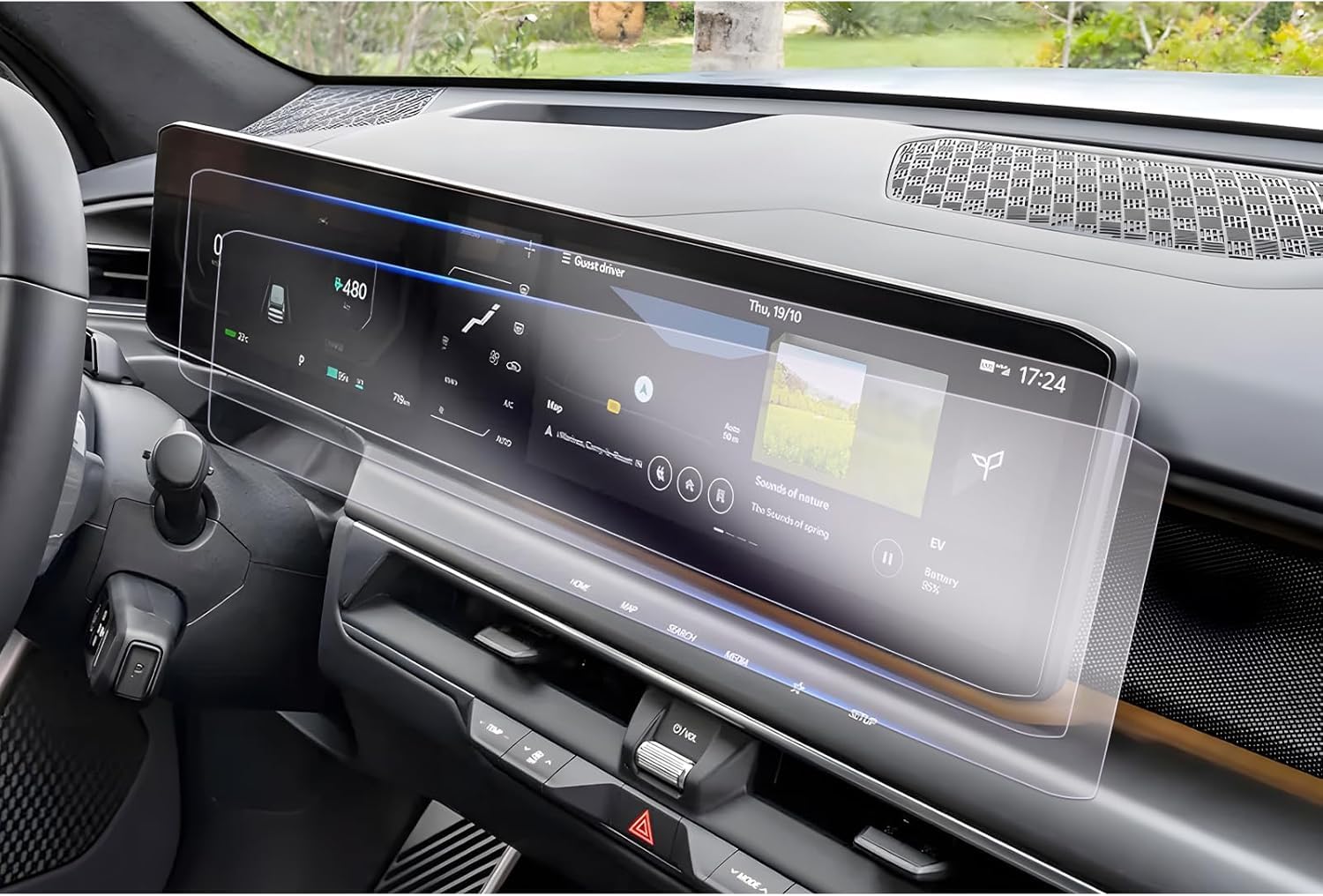 Kia ile Uyumlu EV3 2025 Model Multimedya ve Navigasyon Ekranı 9H Nano Ekran Koruyucu