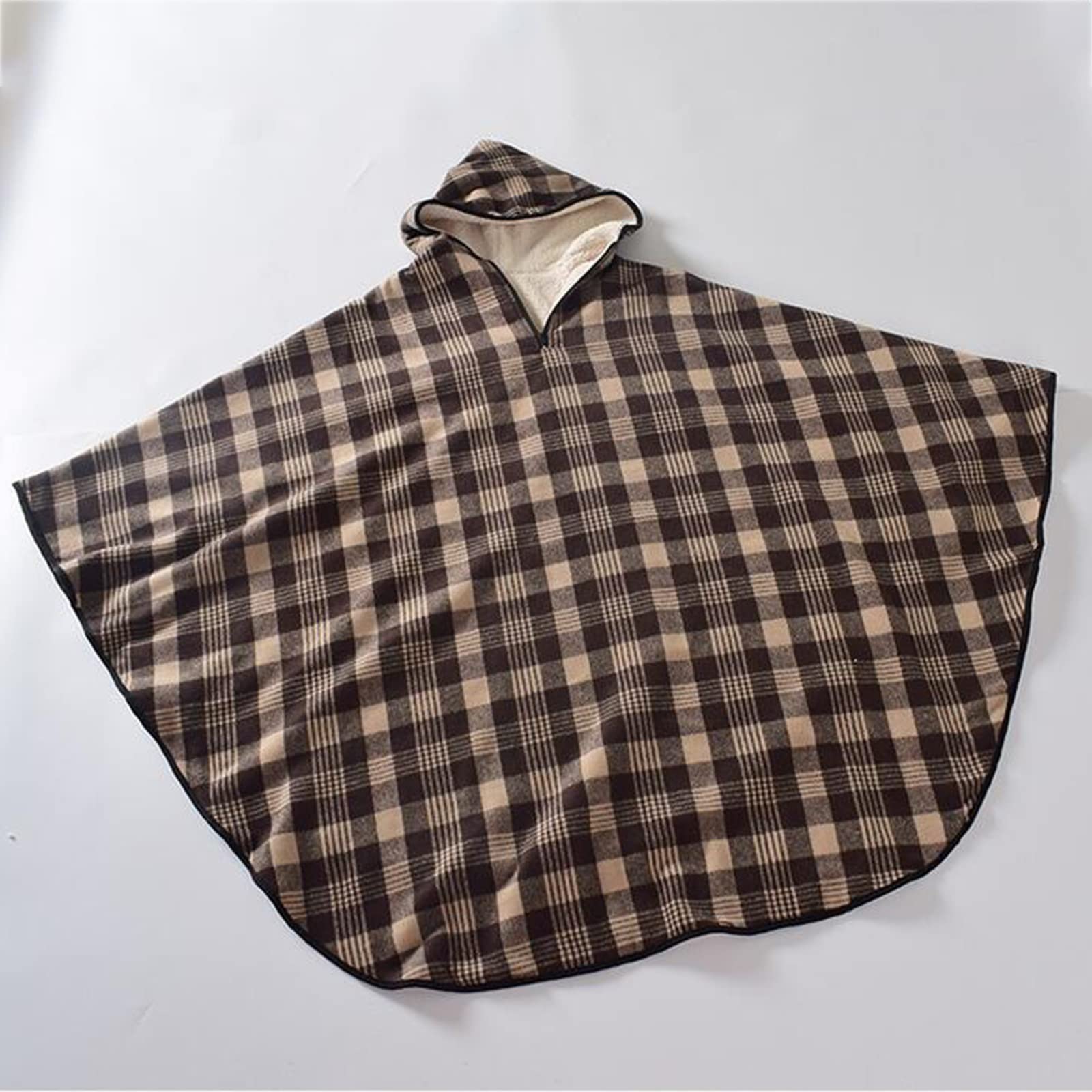Manta térmica para Silla de Ruedas con Capucha, Manta Polar Gruesa para Exteriores, para sillas de Ruedas manuales y eléctricas, Suministros para el Cuidado de Personas Mayores.