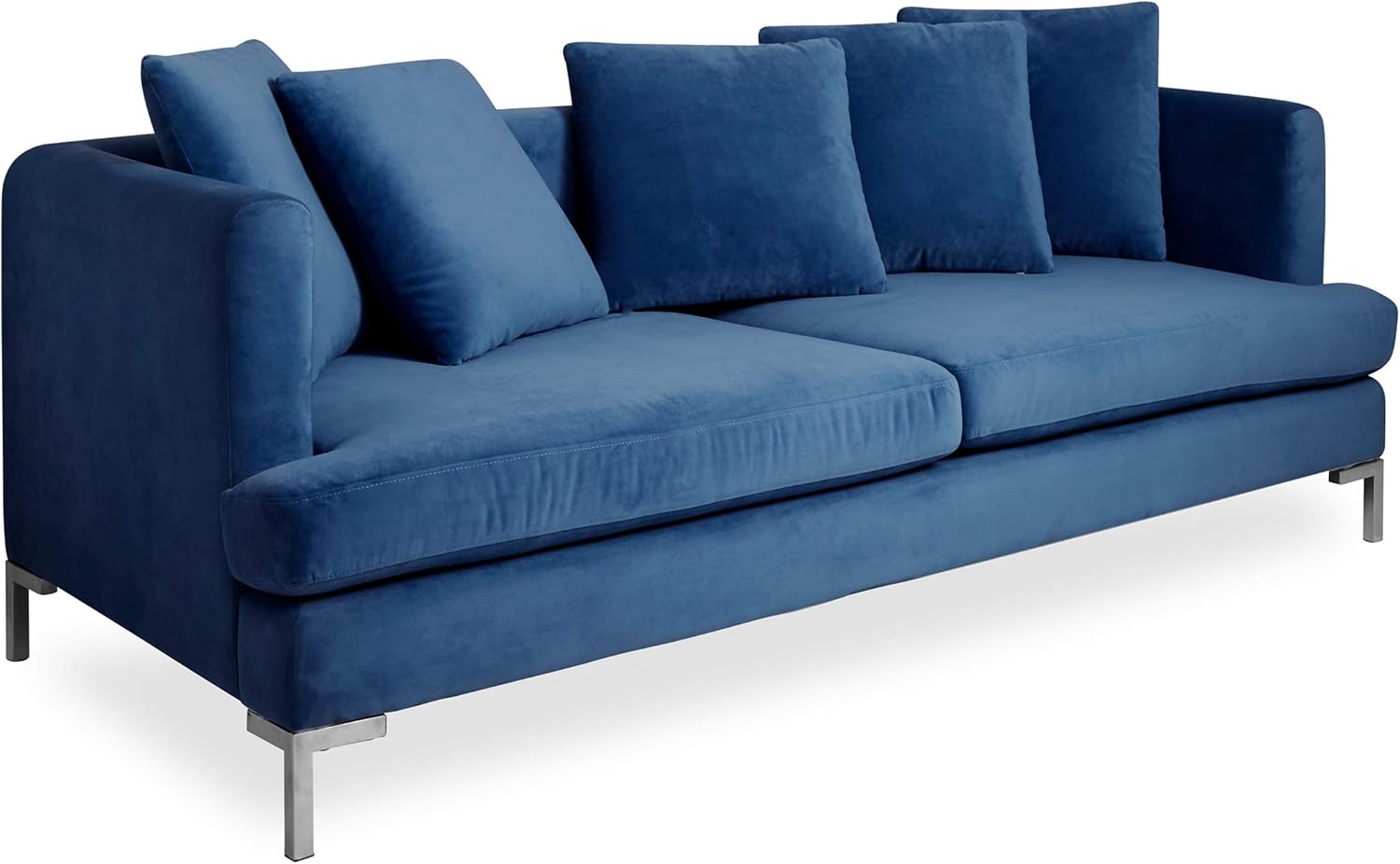 Now House by Jonathan Adler Pierre Cushion Sofa, Milan Navy