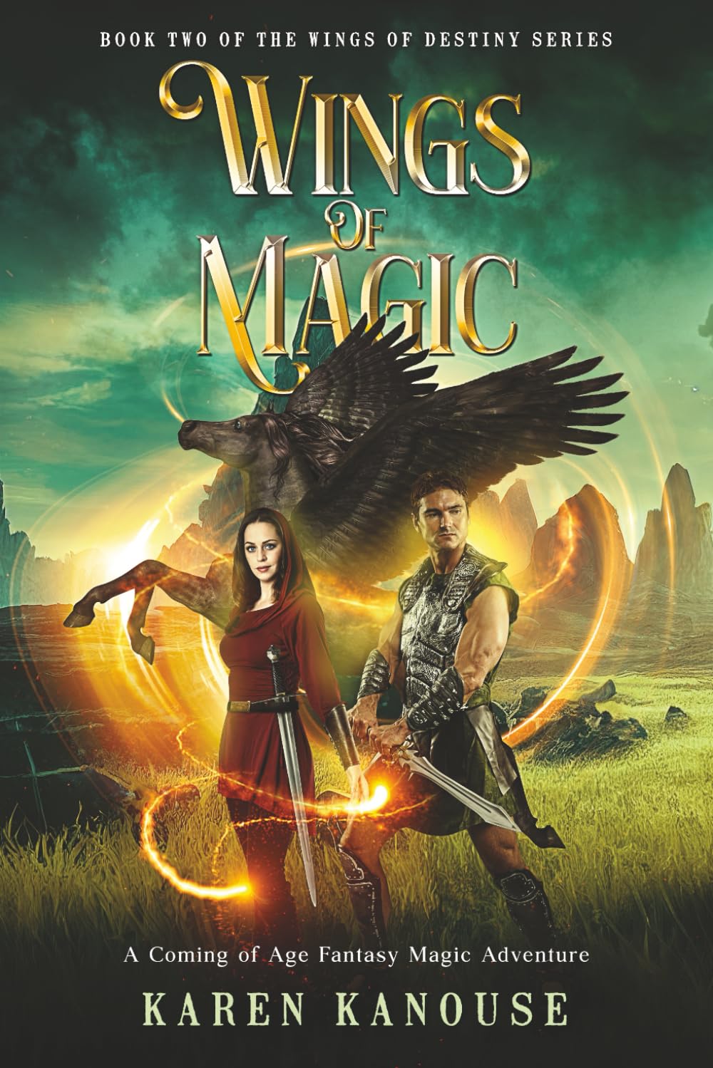 Wings of Magic: A Coming of Age Fantasy Magic Adventure: 2 (Wings of Destiny)