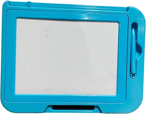 Kids Magnetic Drawing Board with Stamps, Educational Writing Tablet, Multicolor, 27 x 19.8 cm