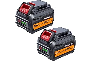 DTK 60V Replacement for Dewalt Battery [with 192 Wh Capacity]