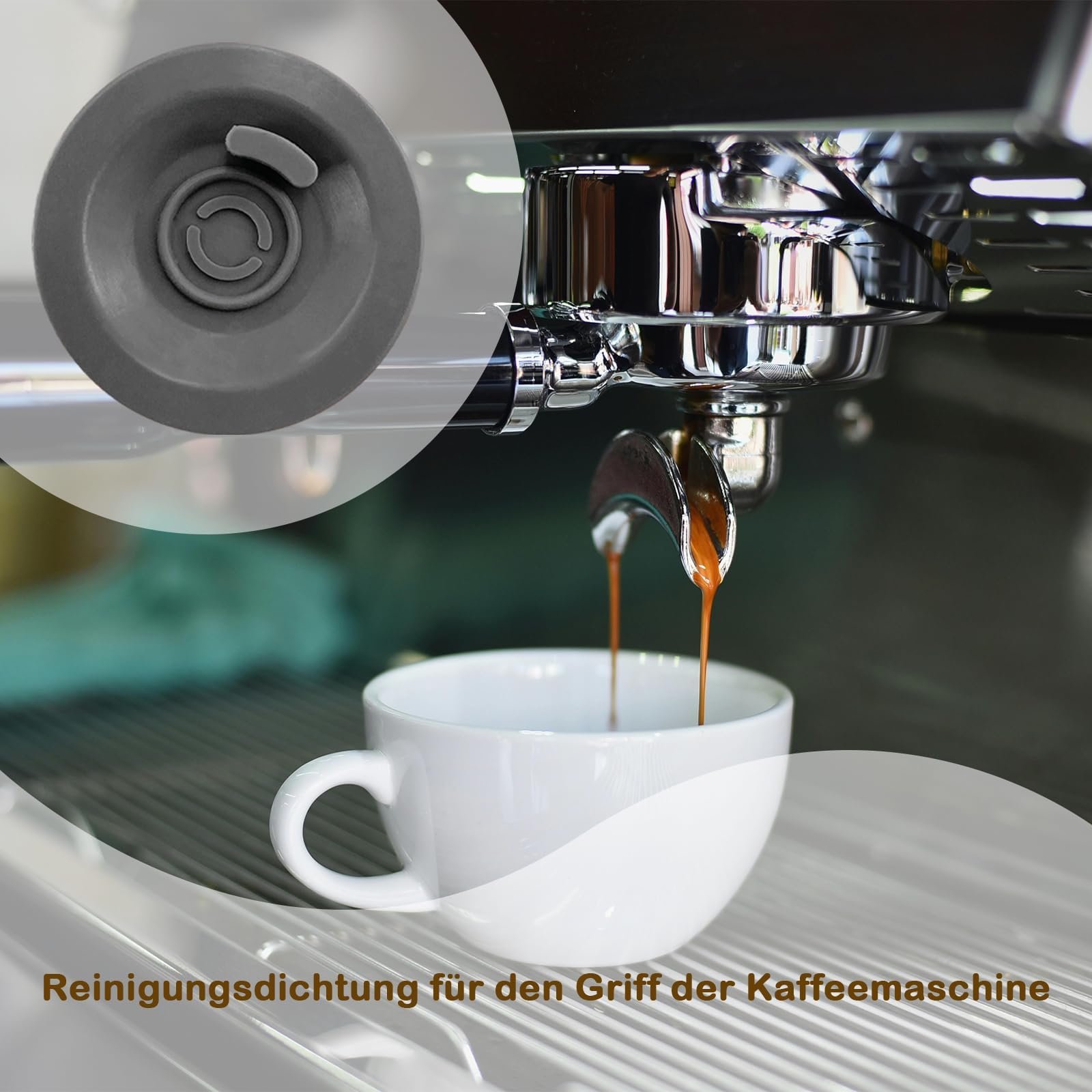 Filtre Aveugle Disque De Rinçage Joint En Caoutchouc 51mm 54mm 58mm Tête De Brassage De Nettoyage Delonghi Breville Accessoires De Machine à Café