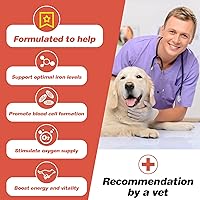 Vista 2 de Suplementos de anemia de hierro para perros y gatos - Suplementos de hierro líquido para perros y gatos - Suplemento para la anemia en perros