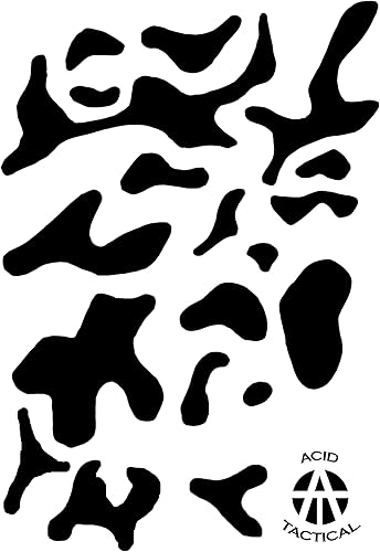 Miniatura 5 de Ácido táctica paquete de 2  9 x 14" corteza camuflaje multicam aerógrafo Spray de pintura plantillas  Duracoat Cerakote