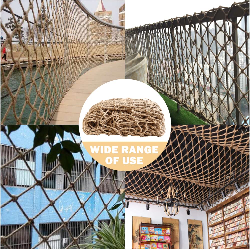 Eco-vriendelijke biologisch afbreekbare jute zoete erwten trellis - composteerbaar natuurlijk tuinetwerk voor klimplanten, groenten, tomaten, snijbonen (2 m x 10 m