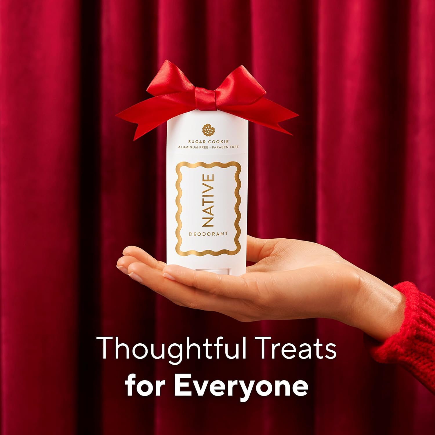 Native Deodorant, Holiday Edition, Sugar Cookie Scent, Contains Naturally Derived Ingredients, 72 Hour Odor Control | Deodorant for Women and Men, Aluminum Free with Baking Soda