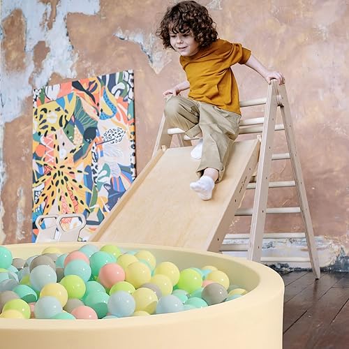 Miniatura 5 de Realhaha Pelotas de juego con 100 bolas de plástico para bebés, niñas y niños pequeños, tienda de campaña, casa de juegos, decoración de fiesta,
