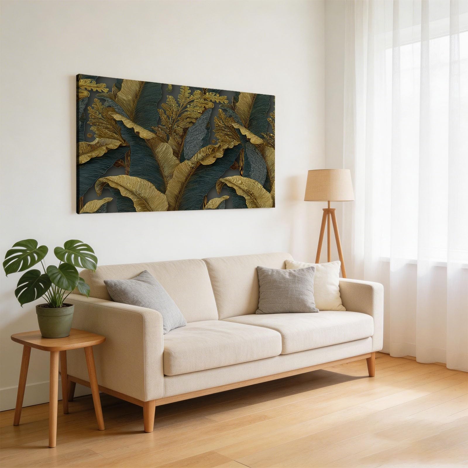 Obrazy ścienne z liści, do salonu, 40 l x 30 W, luksusowe rośliny, dekoracja ścienna, Aesthetic do sypialni, łazienki, biura, jadalni, korytarza, kuchni, pokoju