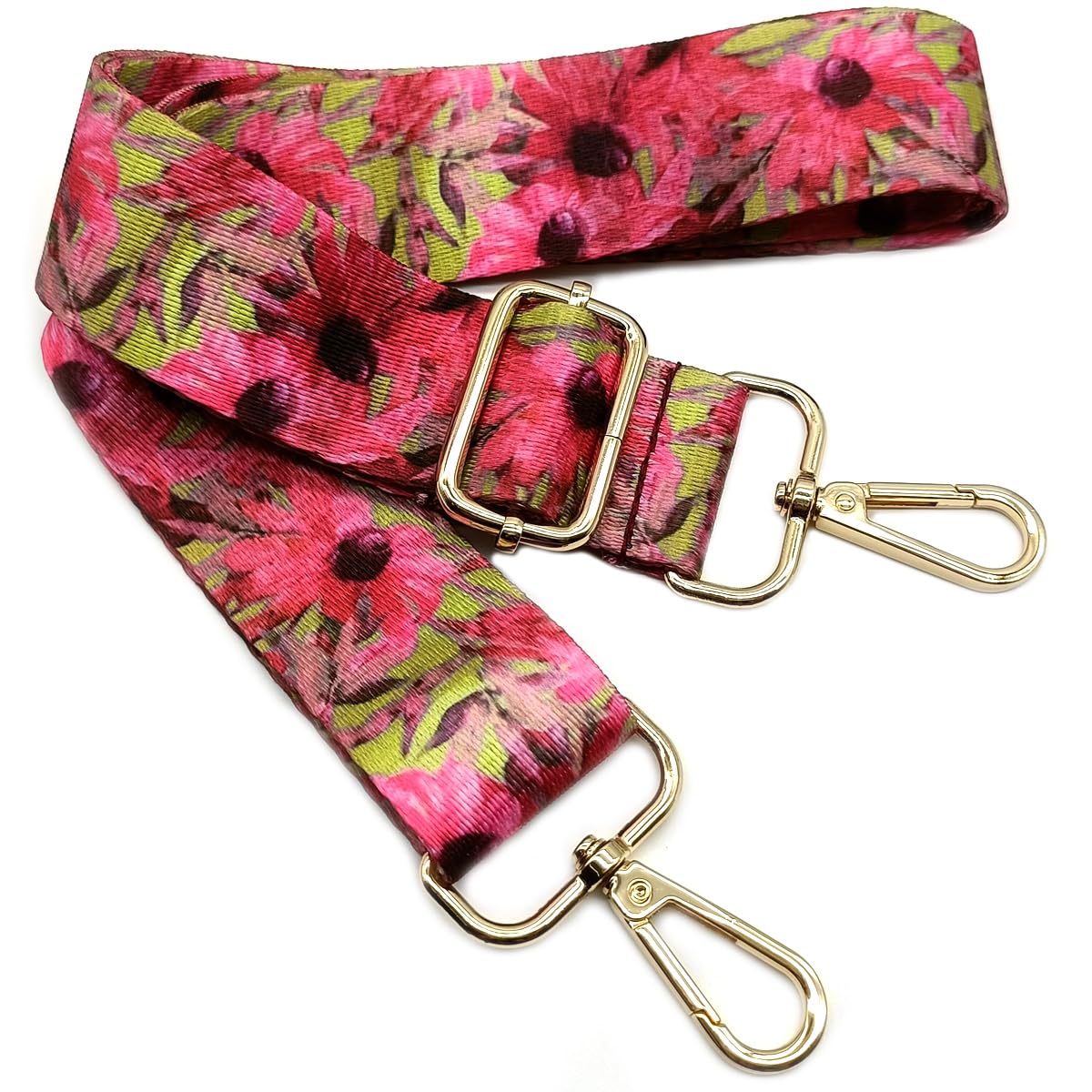Verstellbarer Schultergurt Tasche Rote Blume, Taschengurte z