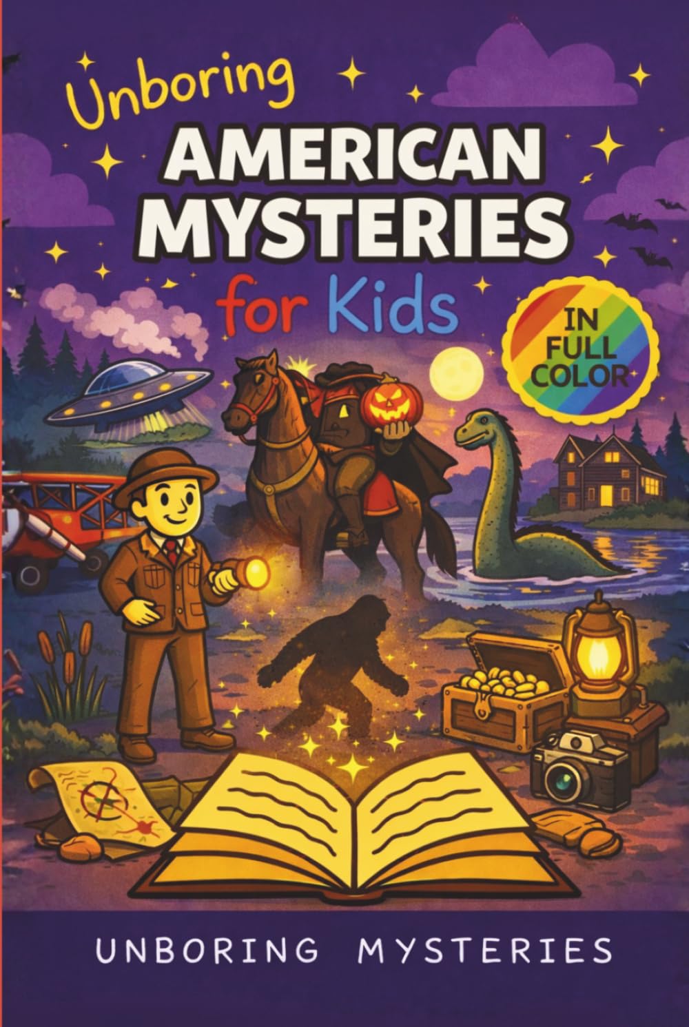 Unboring American Mysteries for Kids: Funny, Fascinating Guide to the Strangest True American Mysteries, Shocking Truths, and Unexplained Events ... Activities for Classrooms and Homeschoolers)