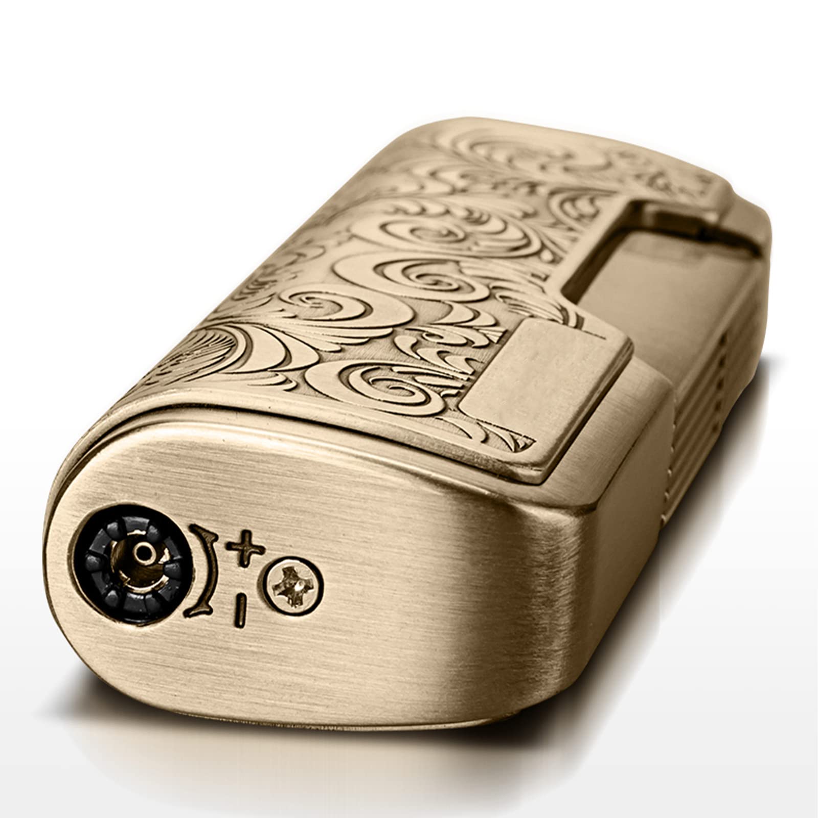 Butane Jet Lighter Gas Torch Turbo Briquet Art Sculpté Briquet à Gaz Gonflable Coupe-Vent Allume-Cigare sans Gaz avec Boîte-Cadeau