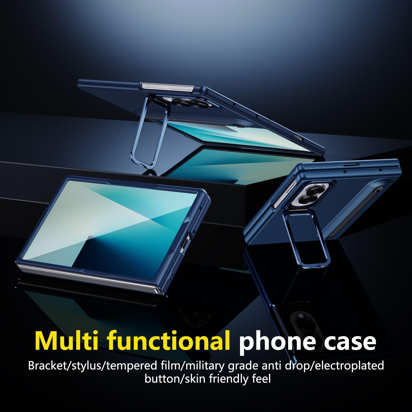 Modne etui do Samsung Galaxy Z Fold 8, matowa ochrona ekranu