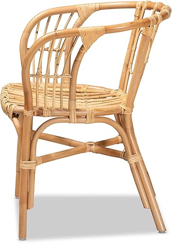 Miniatura 5 de bali & pari Silla de comedor de ratán natural moderna y contemporánea Luxio