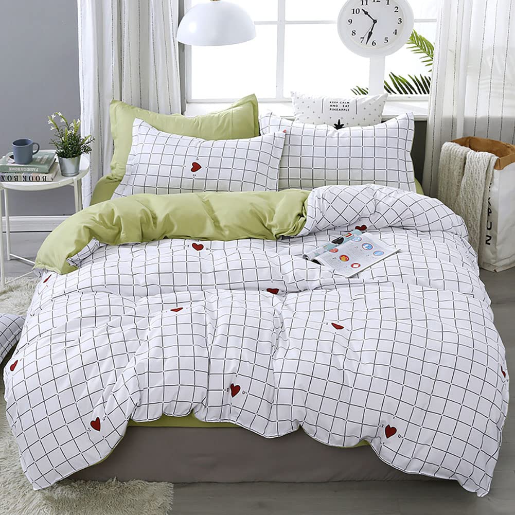 Couvercle de couette doux et respirable en coton d'aloès imprimé