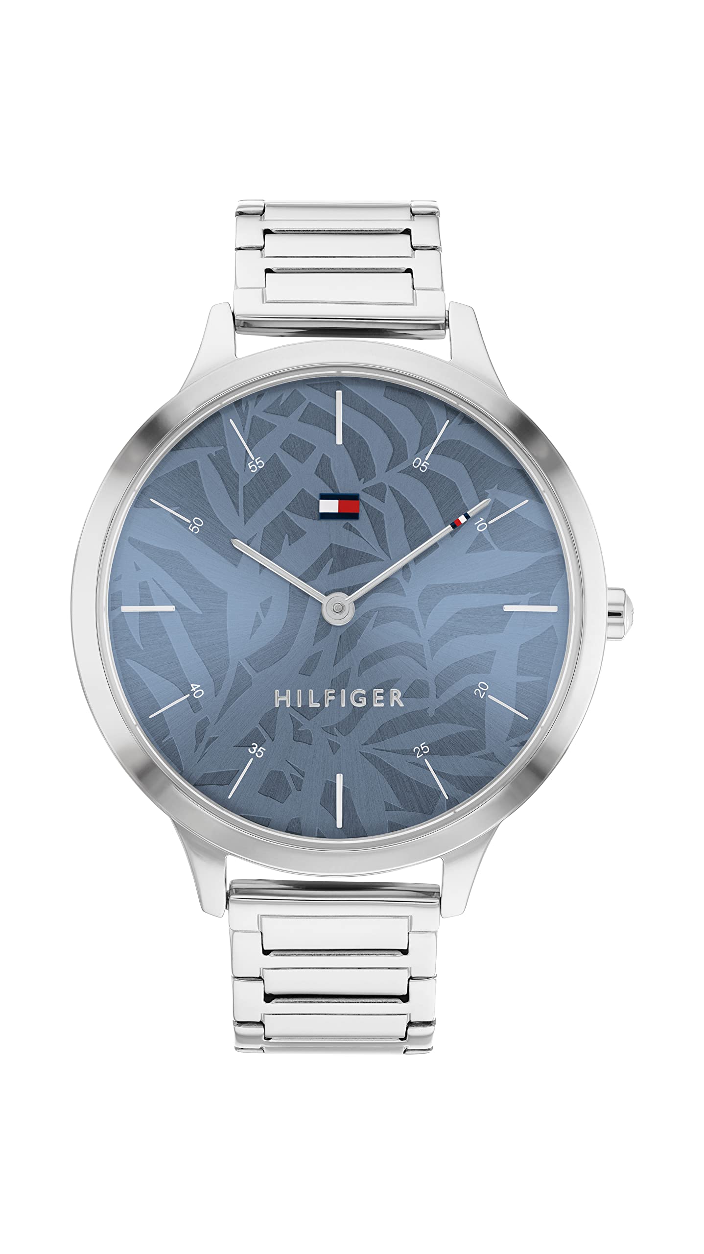 Tommy Hilfiger Reloj Analógico de Cuarzo para mujer con Correa en Acero Inoxidable plateada - 1782496