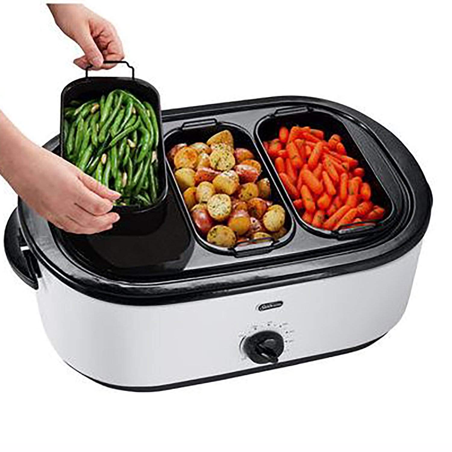 Amazon.com: Oster Roaster Oven with Buffet Server, 18 Quart, White