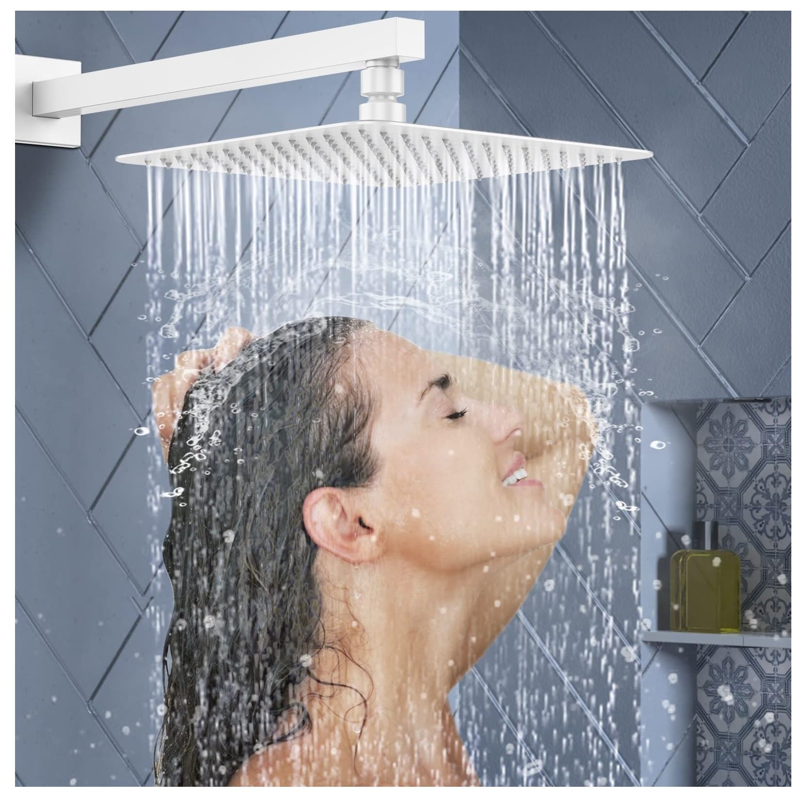 Clinton Ultra Sleek Stainless Steel Shower Head - Chrome -1 Clinton Ultra Sleek Stainless Steel Shower Head - Chrome -1