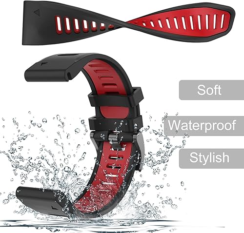 Miniatura 6 de OVERSTEP Correa de reloj compatible con Garmin Fenix 6, correa de repuesto de ajuste rápido de 0.866in para Fenix 6 ProFenix 5, 5 PlusFenix