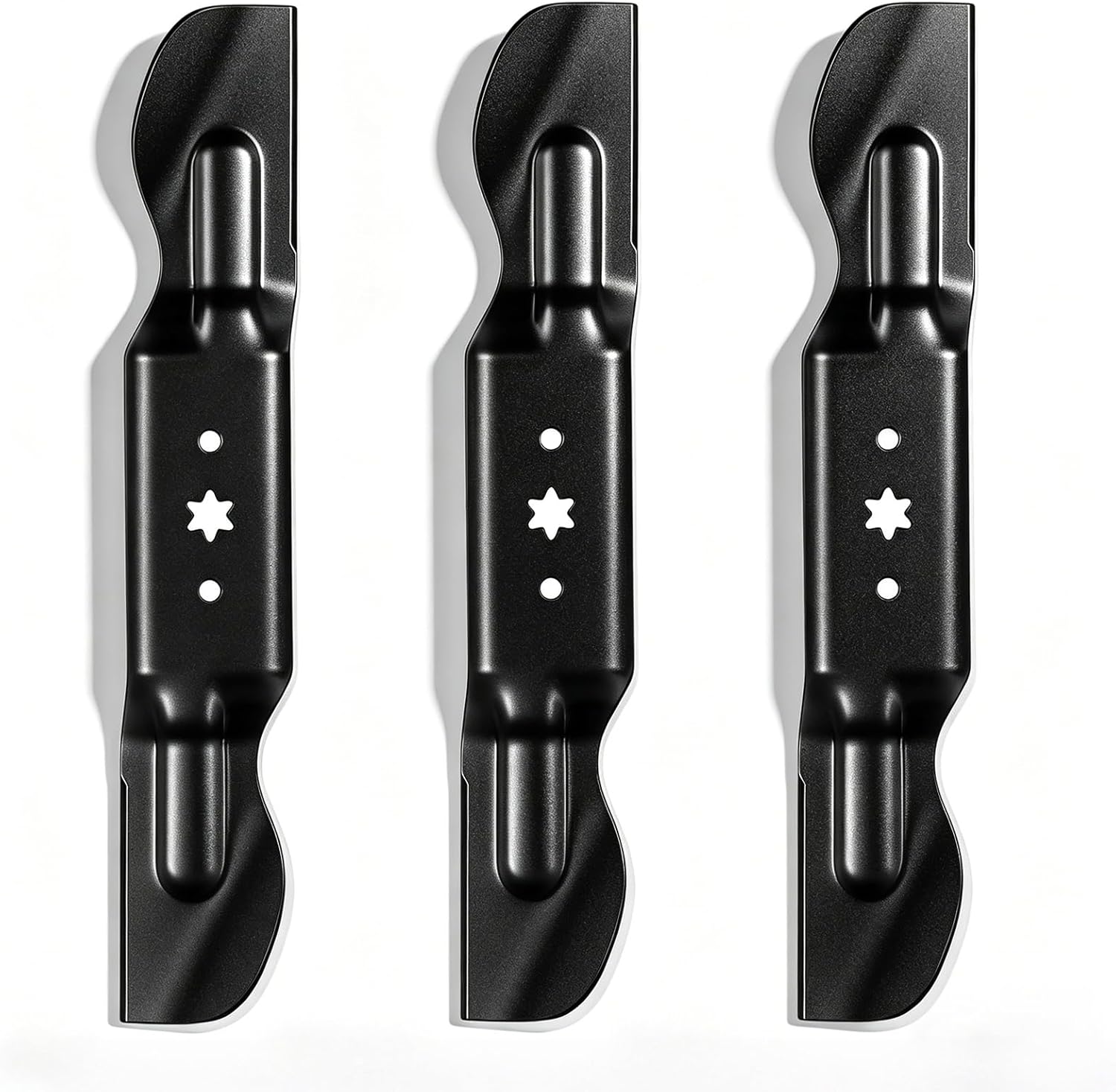 ETZ 490-110-C187 742P05620 Mower Blades, 60 Inch High Lift Blade Set Compatible with Cub Cadet ZT2 ZT3 Ultima 60 KW FAB, Fits MTD Troy Bilt Zero Turn Mowers, Replaces 742-05620, 3 Pack