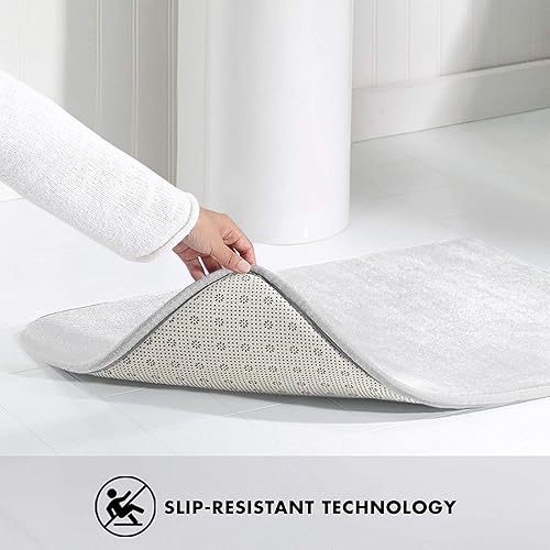 Miniatura 3 de Hermosas y coloridas hojas de palmera de colibrí de hibisco, flores tropicales, acogedoras alfombrillas de baño antideslizantes, absorbentes,