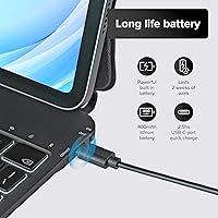 Vista 3 de mobee Magic Keyboard Funda para iPad de 10.9 pulgadas (2022) y iPad 11ª (A16, 2025), funda magnética con teclado con trackpad multitáctil