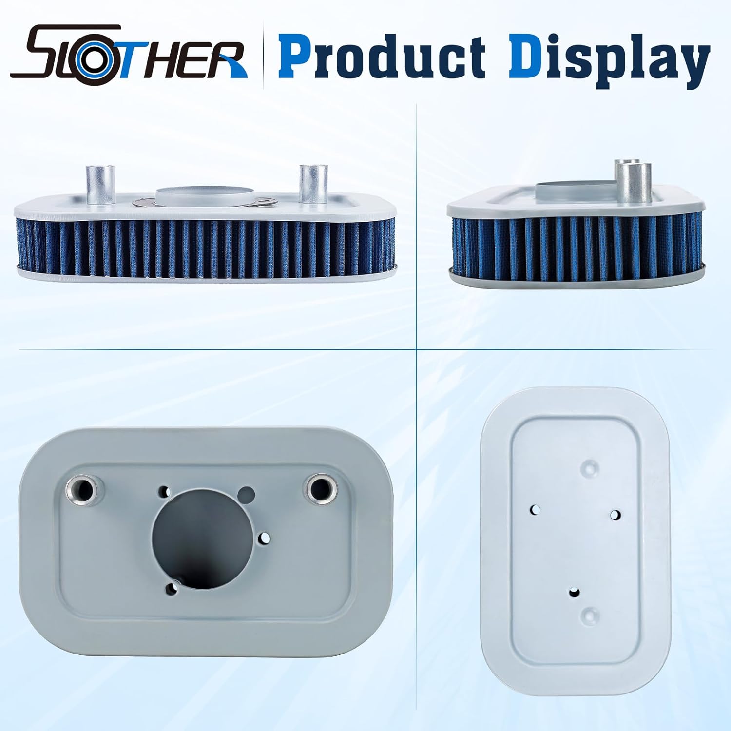 HD 29331-04 Air Filter Fit for 2004-2013 Harley Davidson Sportster XL883 XL883R XL883C XL883L XL883N XL1200L XL1200N XL1200C XL1200X XL1200R XL50 HD-8834