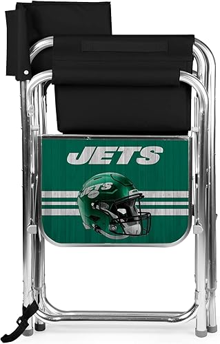 Miniatura 280 de PICNIC TIME NFL Unisex-Adult NFL Sports Chair with Side Table, Beach Chair, Camp Chair for Adults Negro
