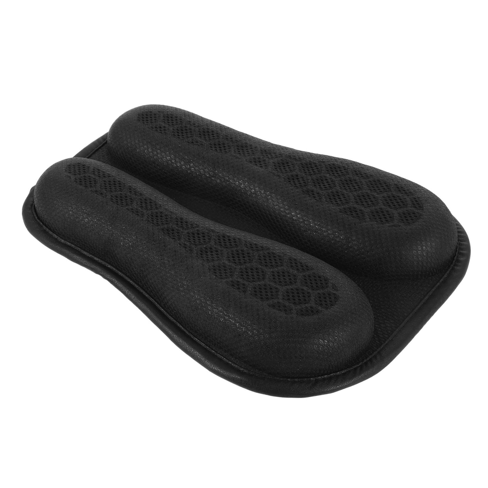 Cuscino Sedile Moto Traspirante in Mesh e Gel Nero, Facile da Installare, Accessorio Moderno per Motociclisti, per Viaggi Estivi e Protezione Solare