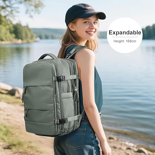 Miniatura 8 de coofay Casual o versátil, A-verde oliva, Mochilas de viaje