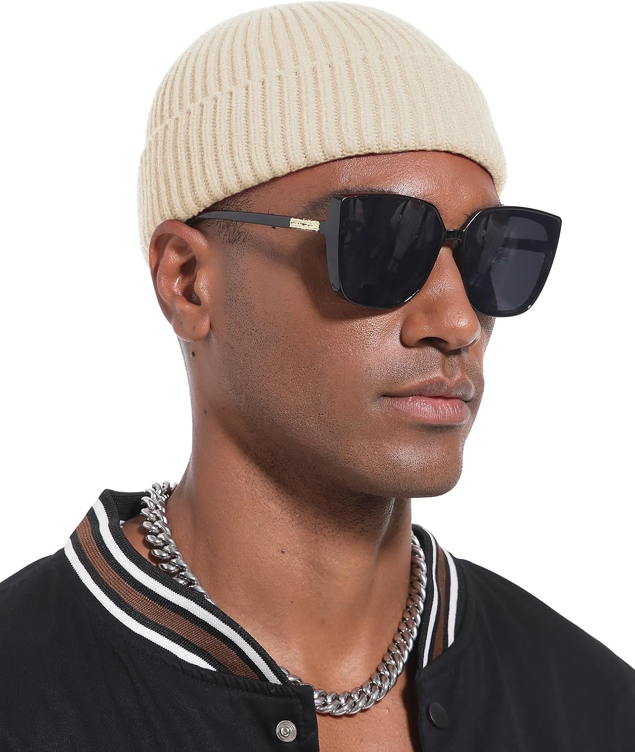 Swag Wool Short Fisherman Beanie for Men Women, Knit Cuff Warm Winter Hats, Soft Trawler Skull Cap Watch Hat Unisex - Image 6