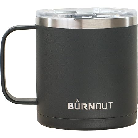 BURNOUT 2.0 Instant Drinkability Temperature Control Mug (14 oz Black)