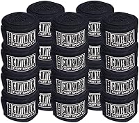 Contender Fight Sports Mexican Style Boxing Hand Wraps - 10 Pairs Pack, 180" Elastic Support for Sparring & Bag Work