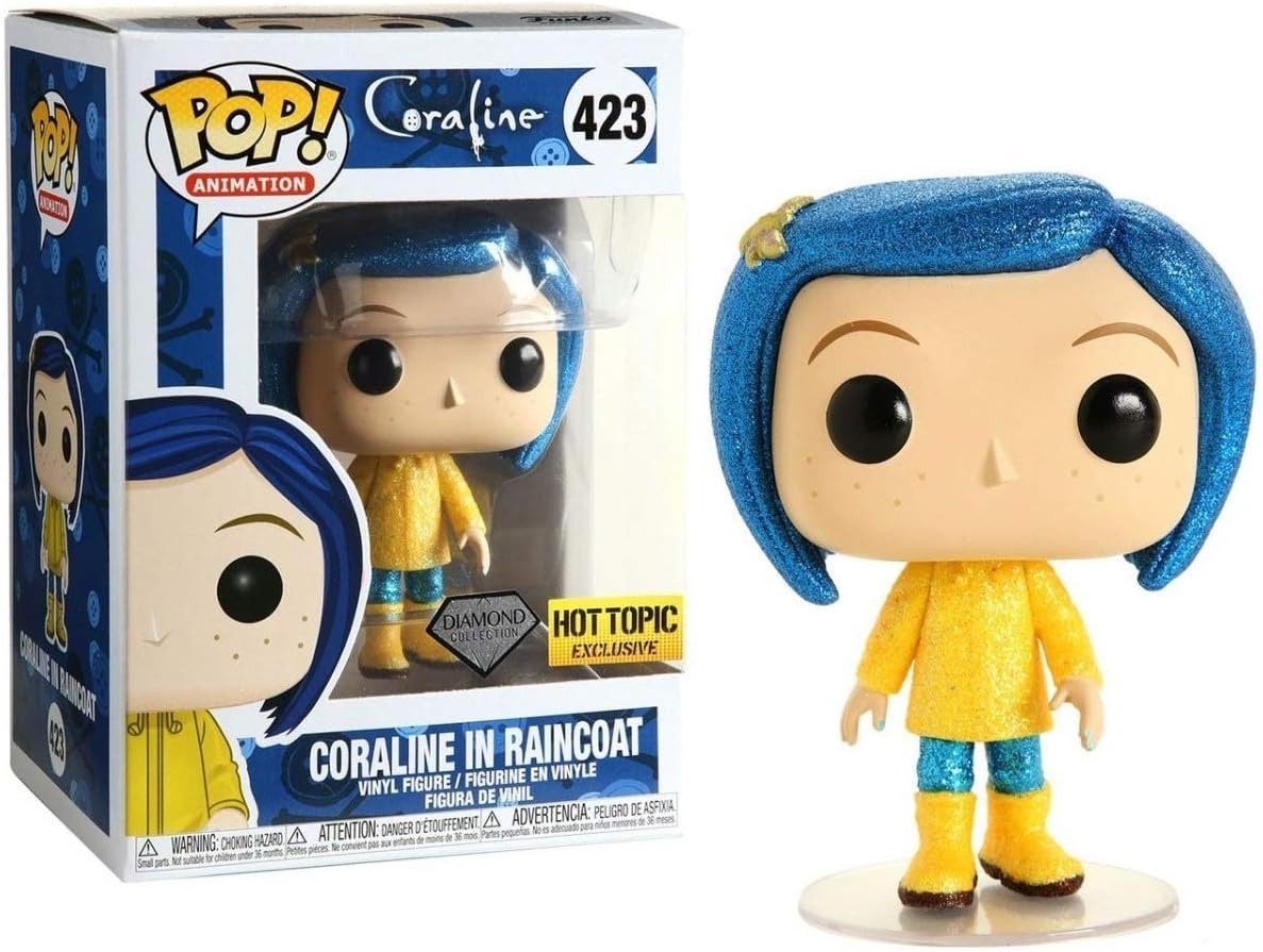 Funko Pop! Movies: Coraline - Coraline in Raincoat Diamond Edition (Exclusive)