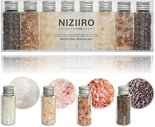 バスソルト ギフト 入浴剤 プレゼント 【そのまま渡せる】にじいろヒマラヤ岩塩バスソルト