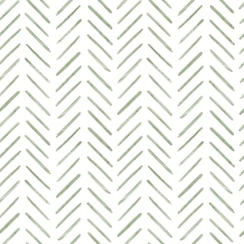 York Wallcoverings PSW1528RL - Papel tapiz de espiga pintado de helecho, color verde