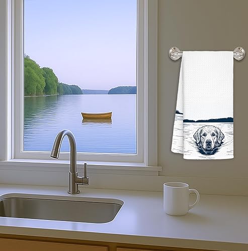 Miniatura 4 de Lake House - Toallas decorativas para platos, divertidas toallas de cocina para perros de lago, regalos de casa de lago, regalos para mamá, toallas